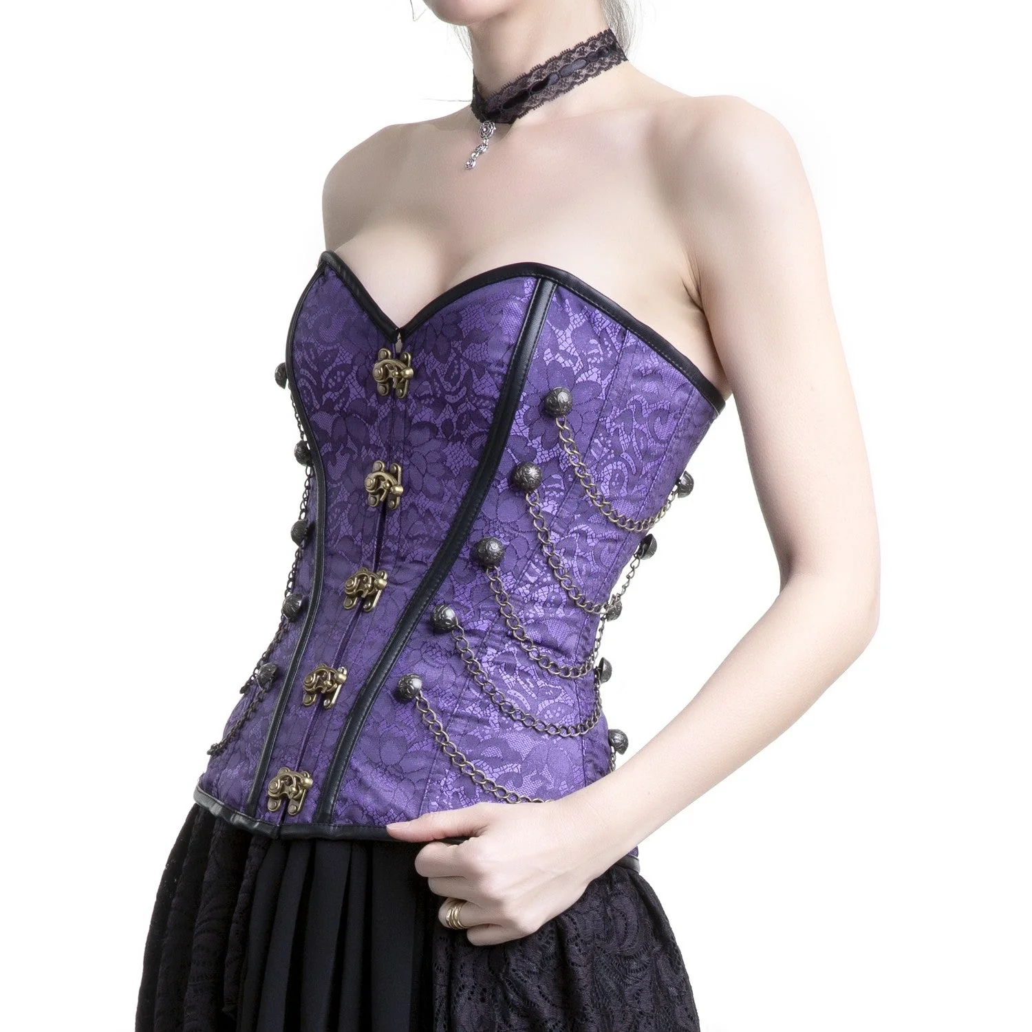 Corsé Lila con Cadenas - Image 5