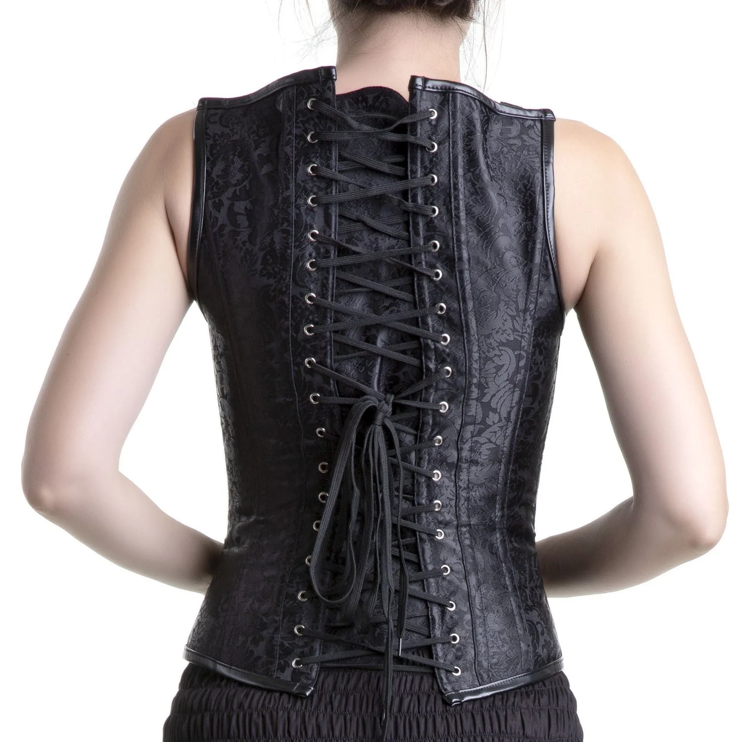 Corsé Negro con Tirantes - Image 3