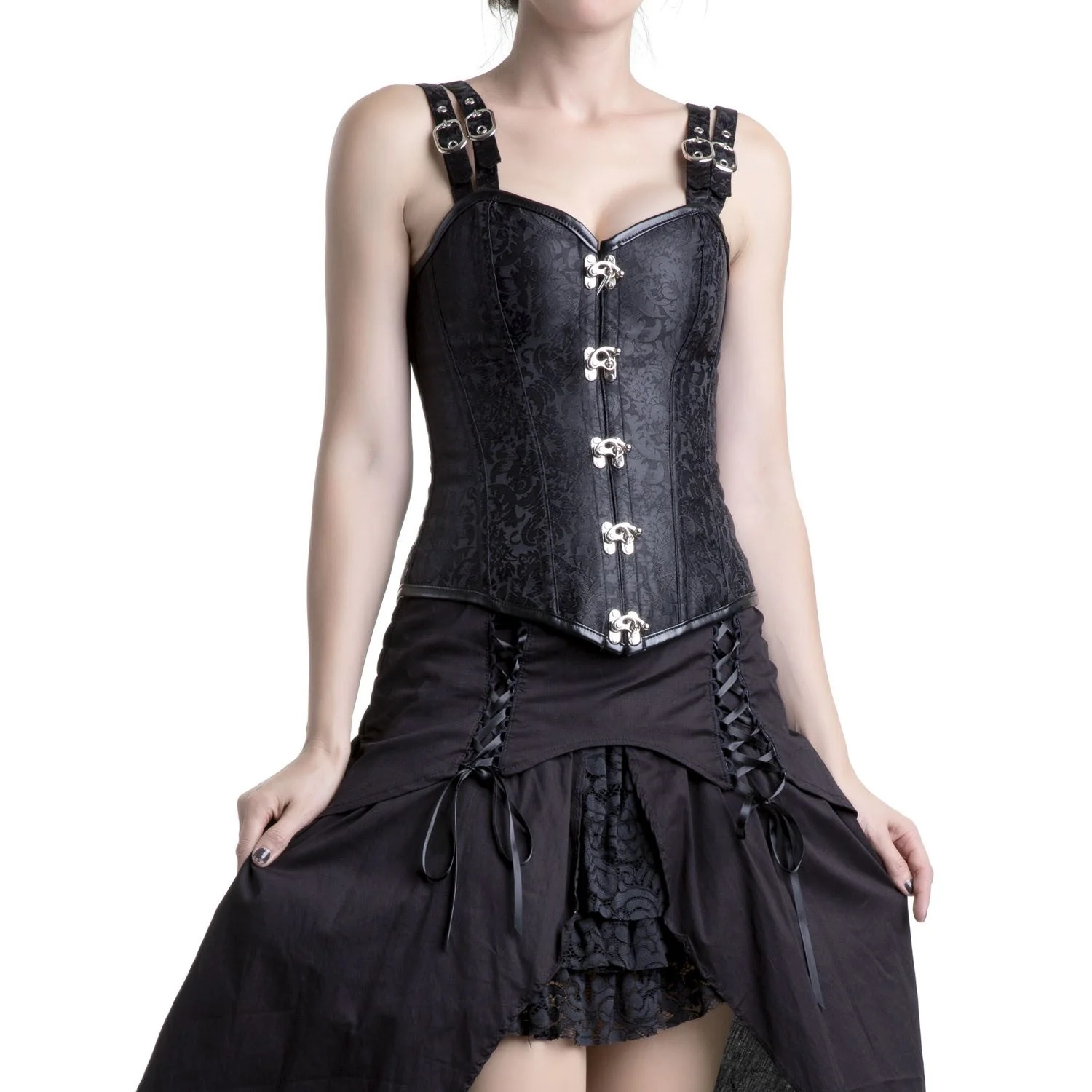 Corsé Negro con Tirantes - Image 5