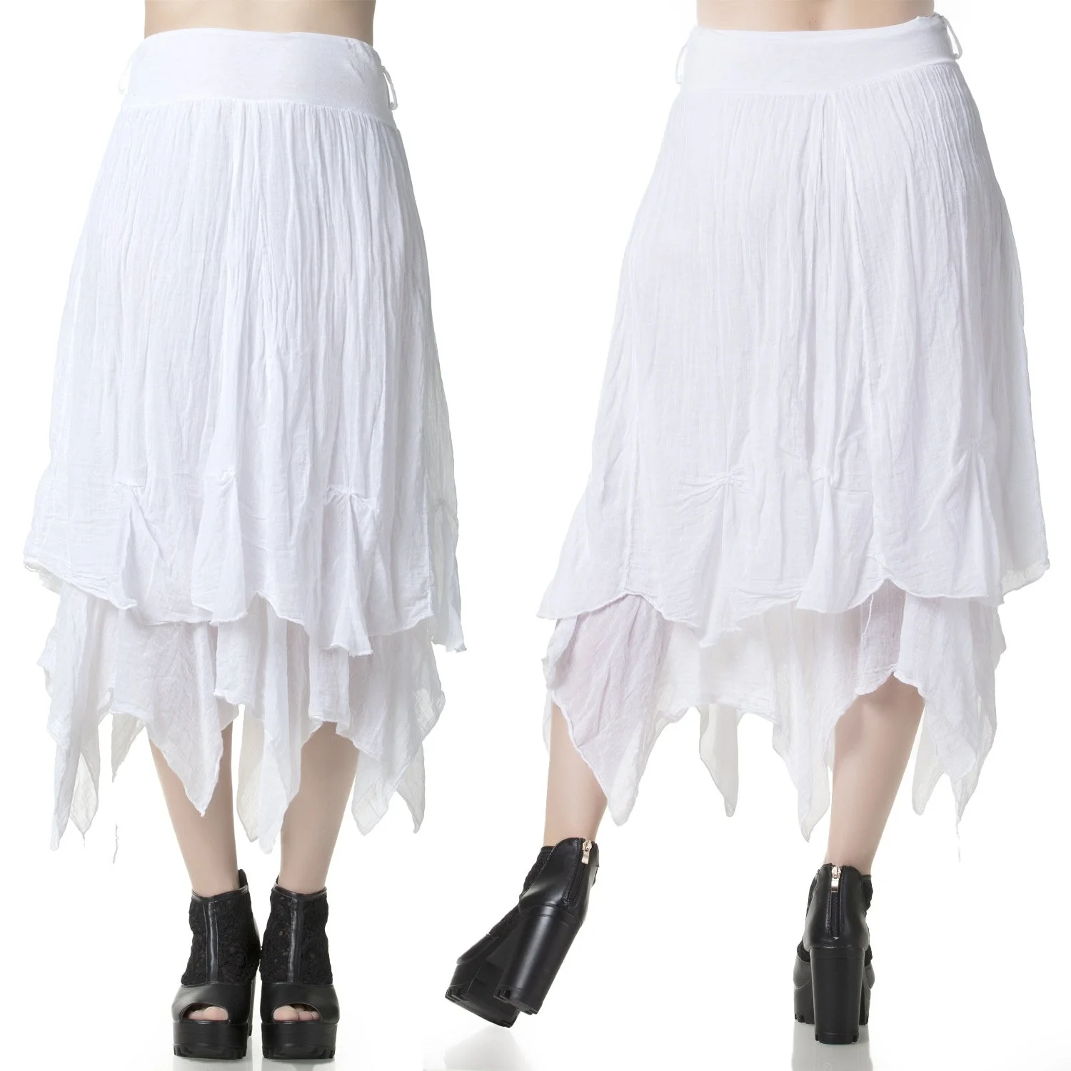 Falda Blanca con Picos - Image 3