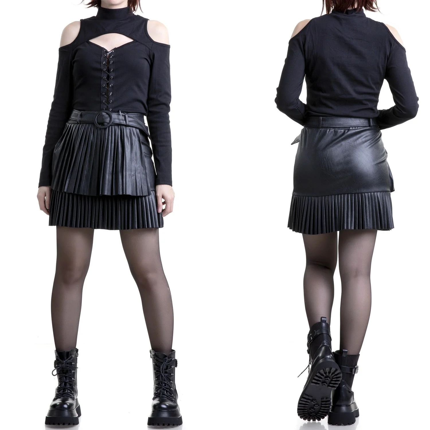 Falda Corta de Polipiel - Image 2