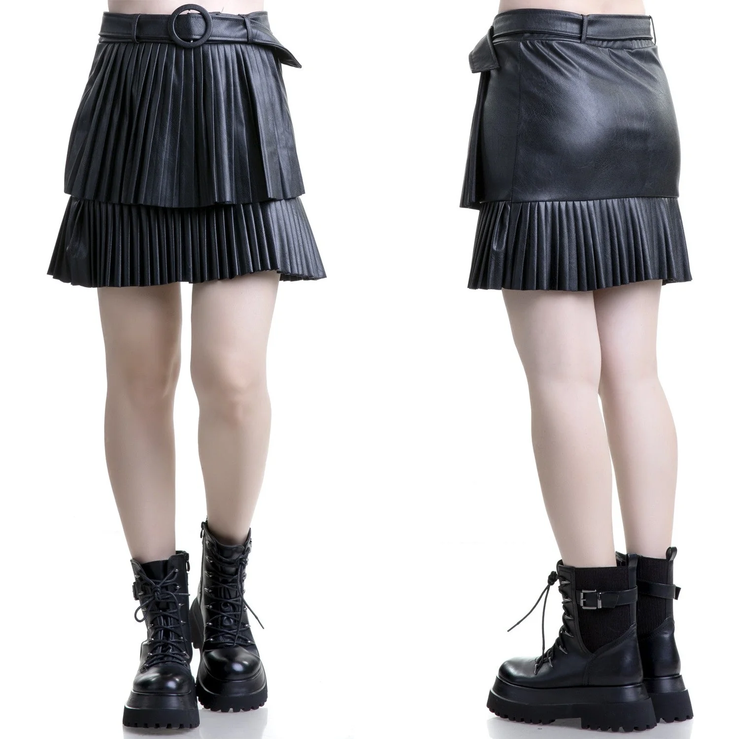 Falda Corta de Polipiel - Image 3