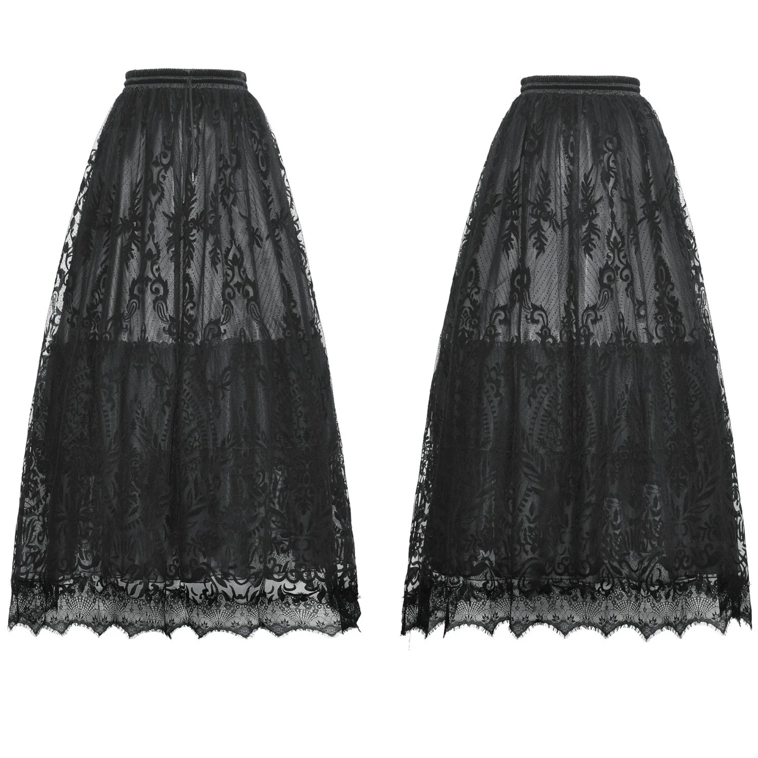 Falda Elegante con Encaje - Image 4