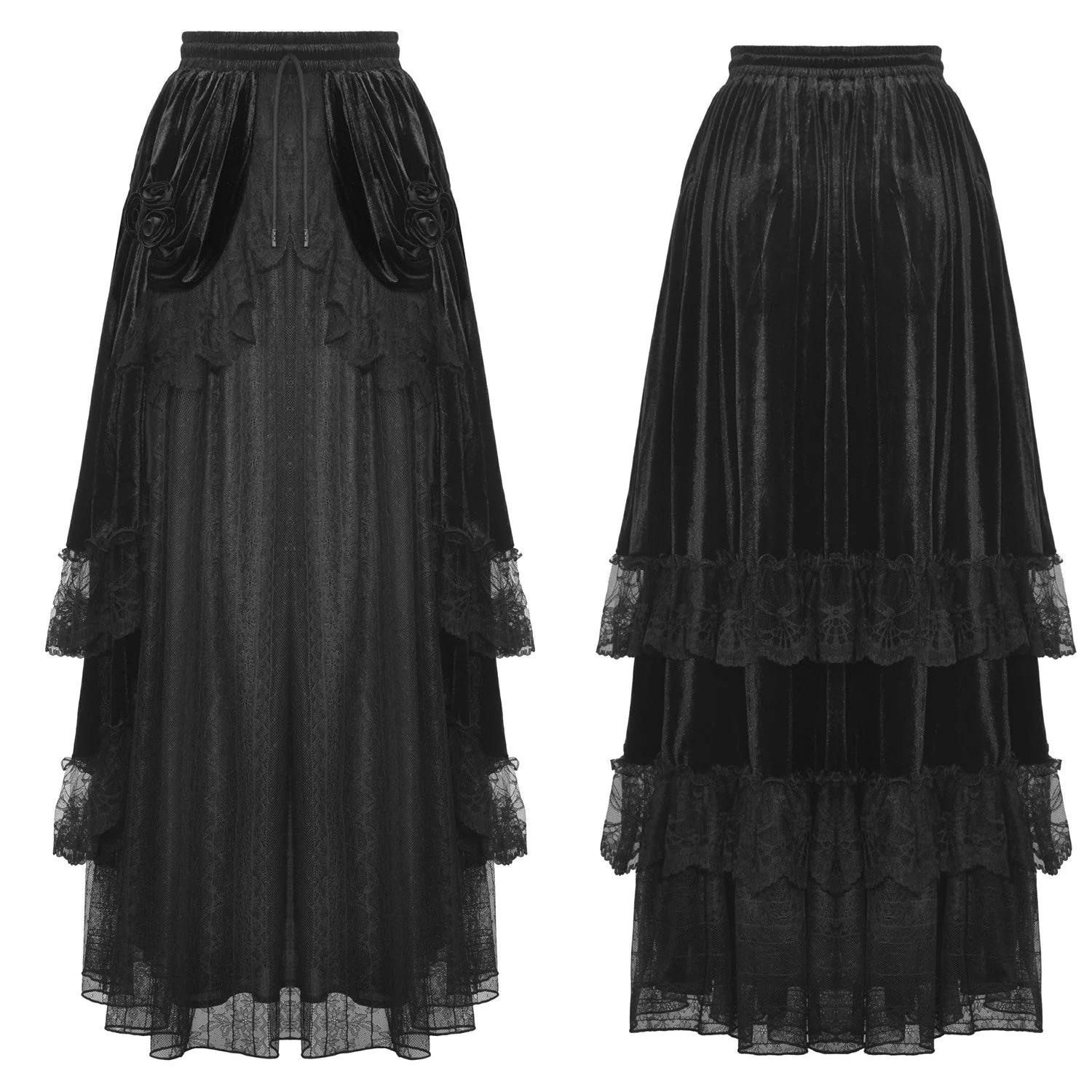 Falda Elegante con Encaje - Image 3