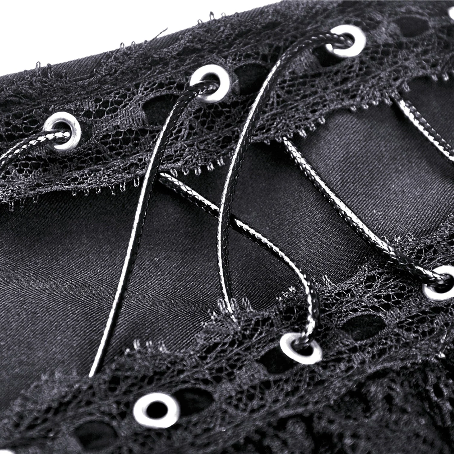 Minifalda  de Encaje con Cremallera "Belladonna" - Image 8