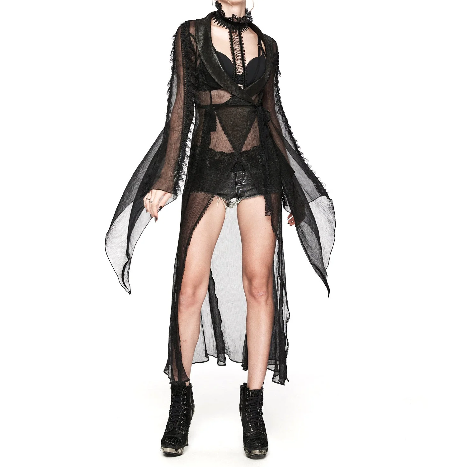 Kimono Cardigan Transparente - Image 4