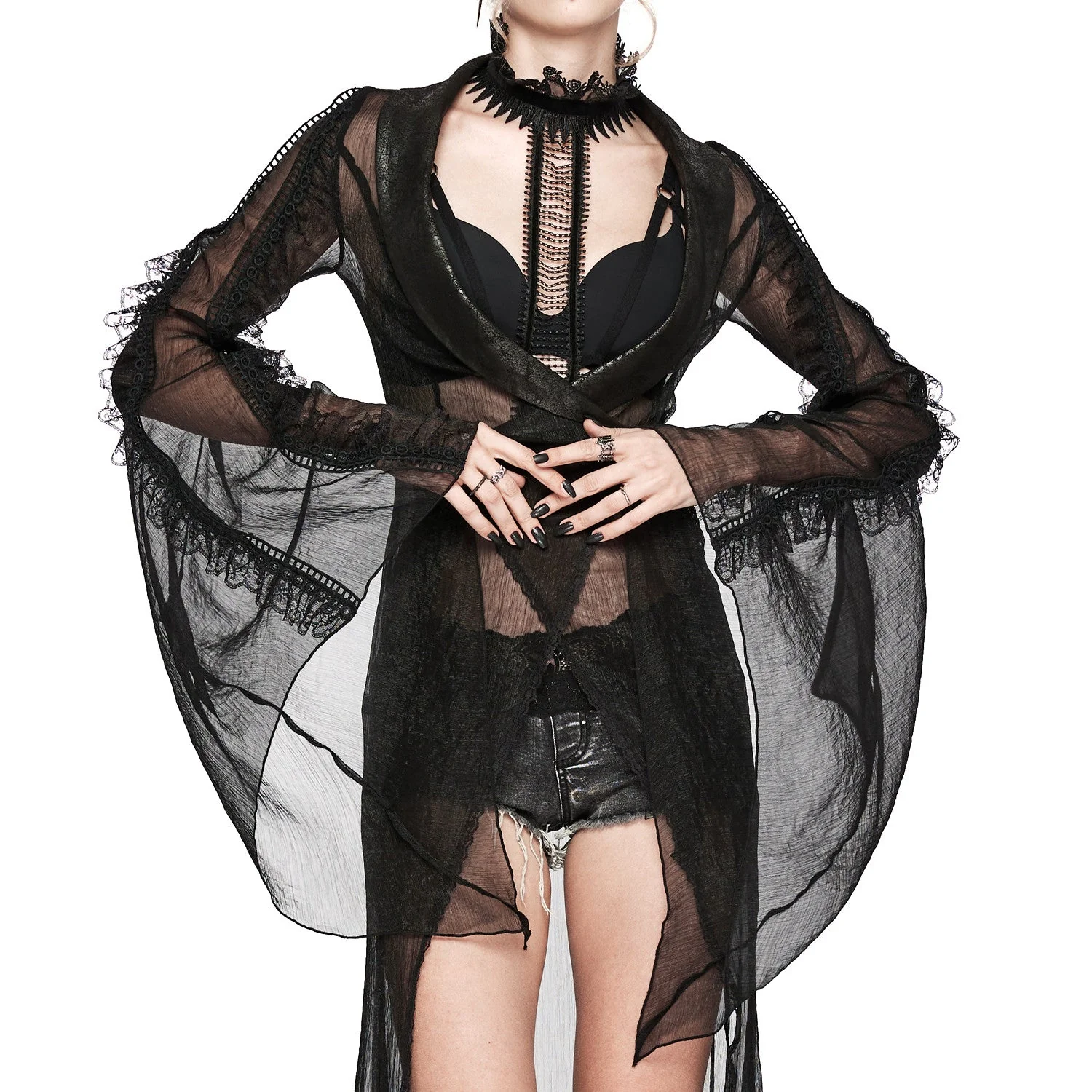 Kimono Cardigan Transparente - Image 6