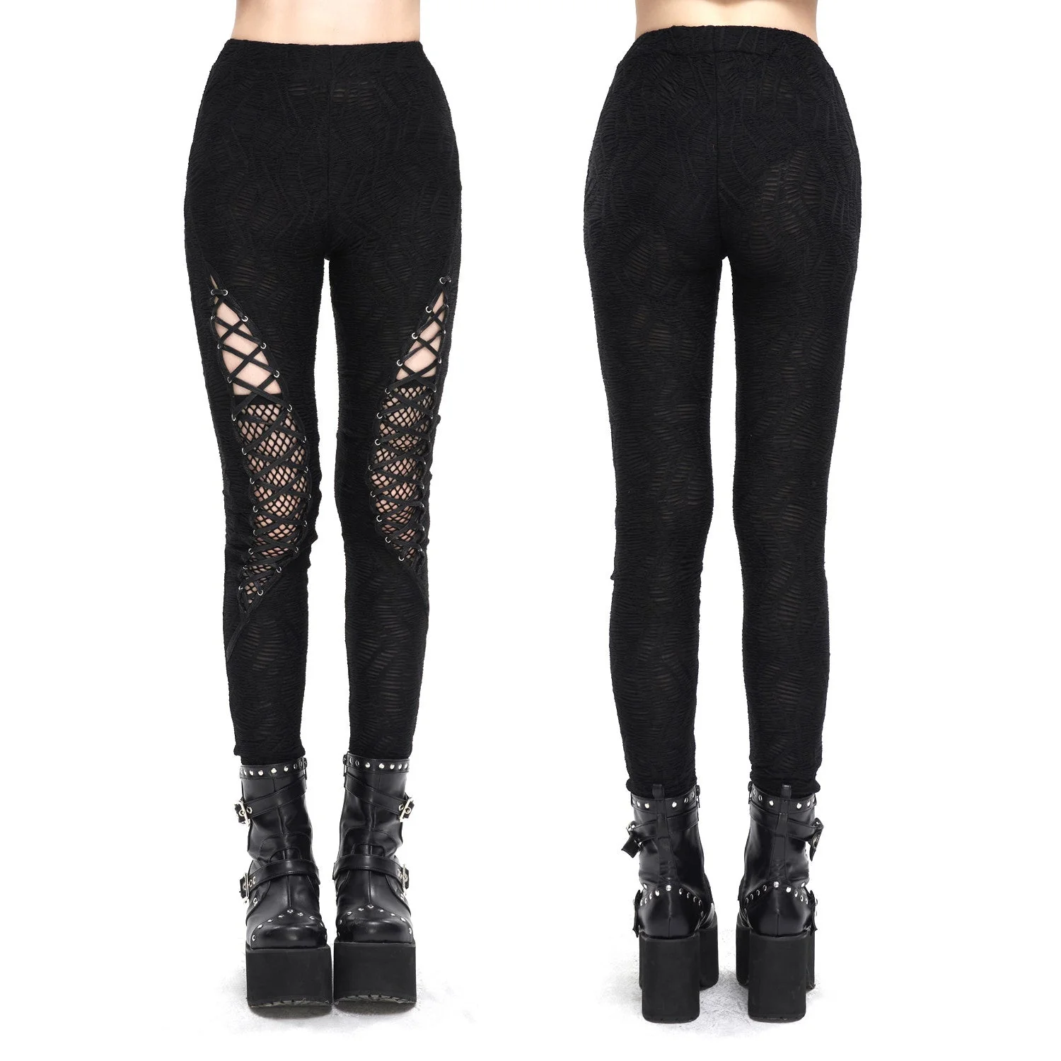 Legging Negro con Rejilla - Image 3