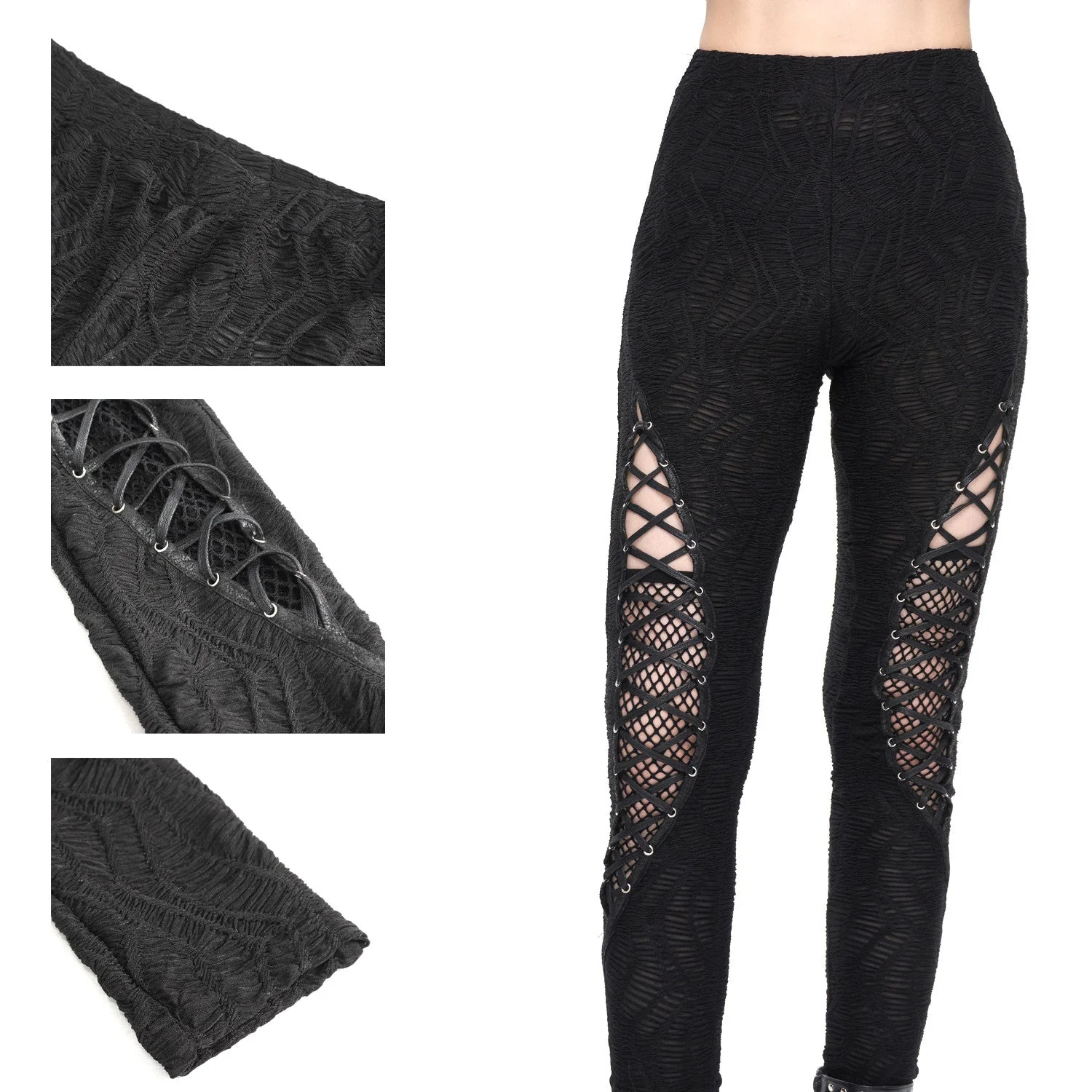 Legging Negro con Rejilla - Image 5