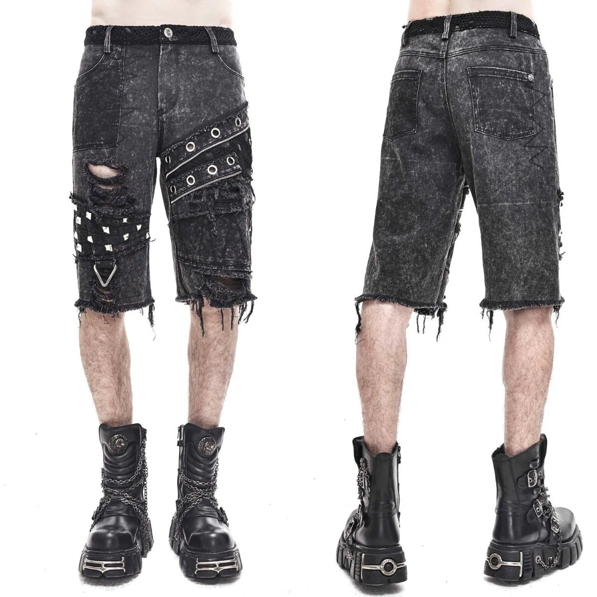 Pantalón Corto Asimétrico para Hombre - Image 3