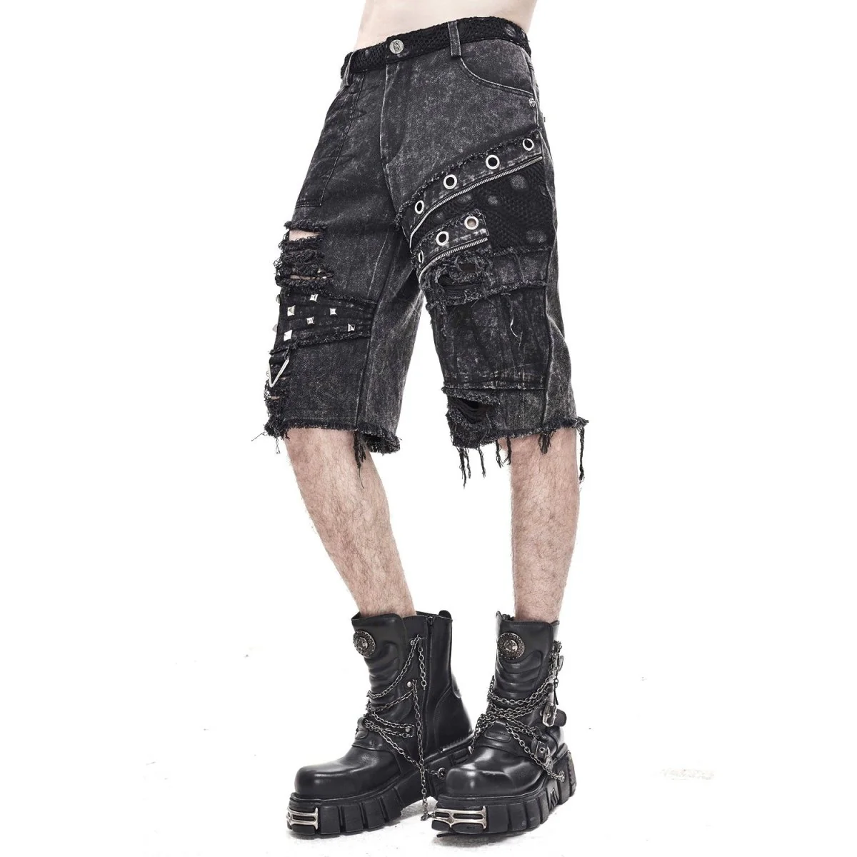 Pantalón Corto Asimétrico para Hombre - Image 4
