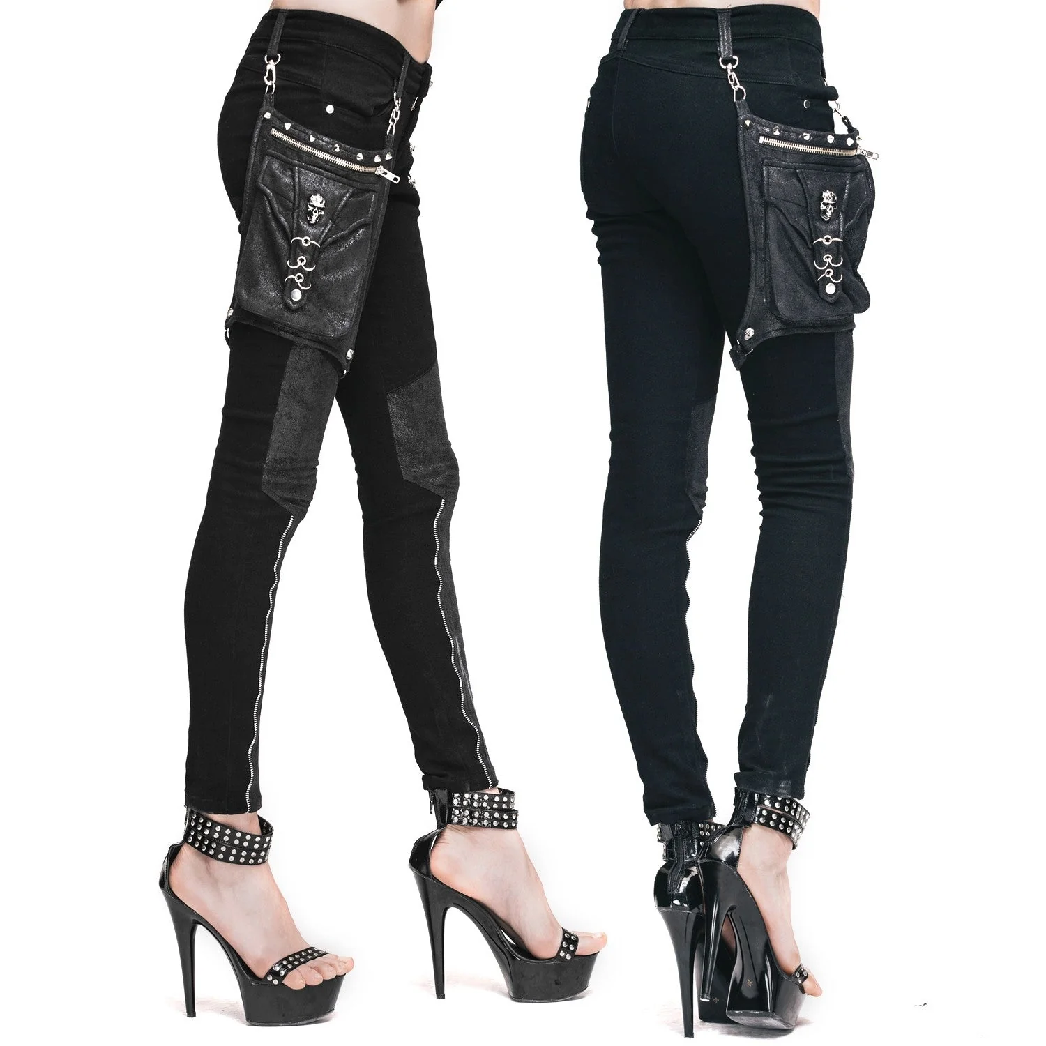 Pantalón Negro con Bolsillo - Image 3