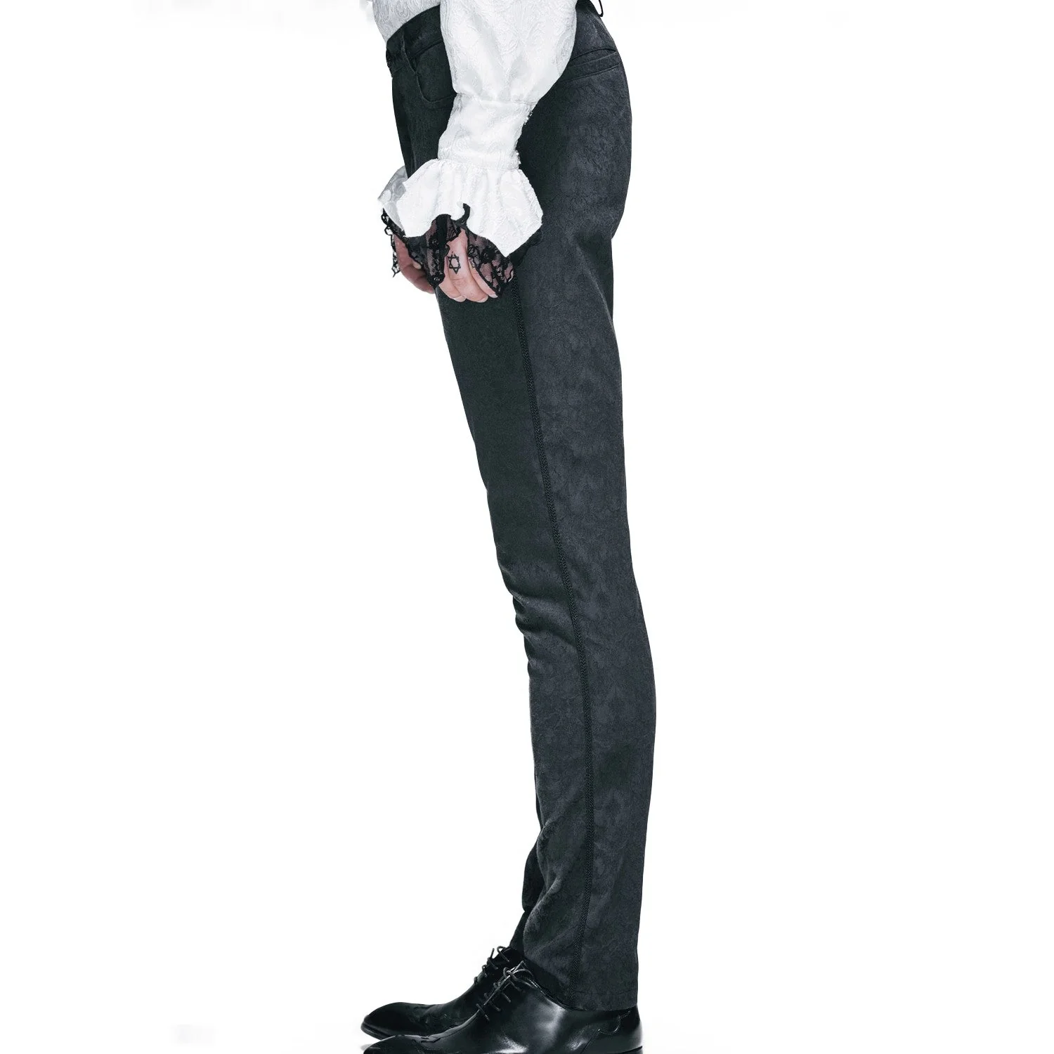 Pantalón Negro Elegante para Hombre - Image 4