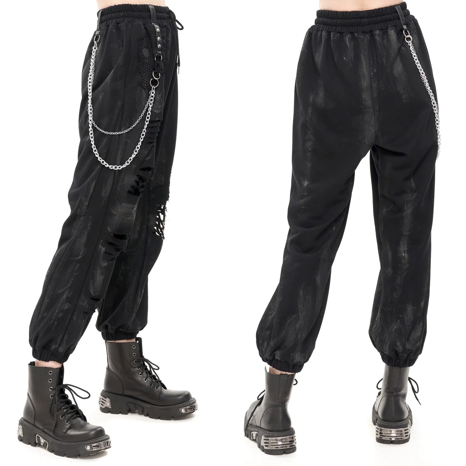 Pantalones Anchos Ajuste Elástico "Revival" - Image 4