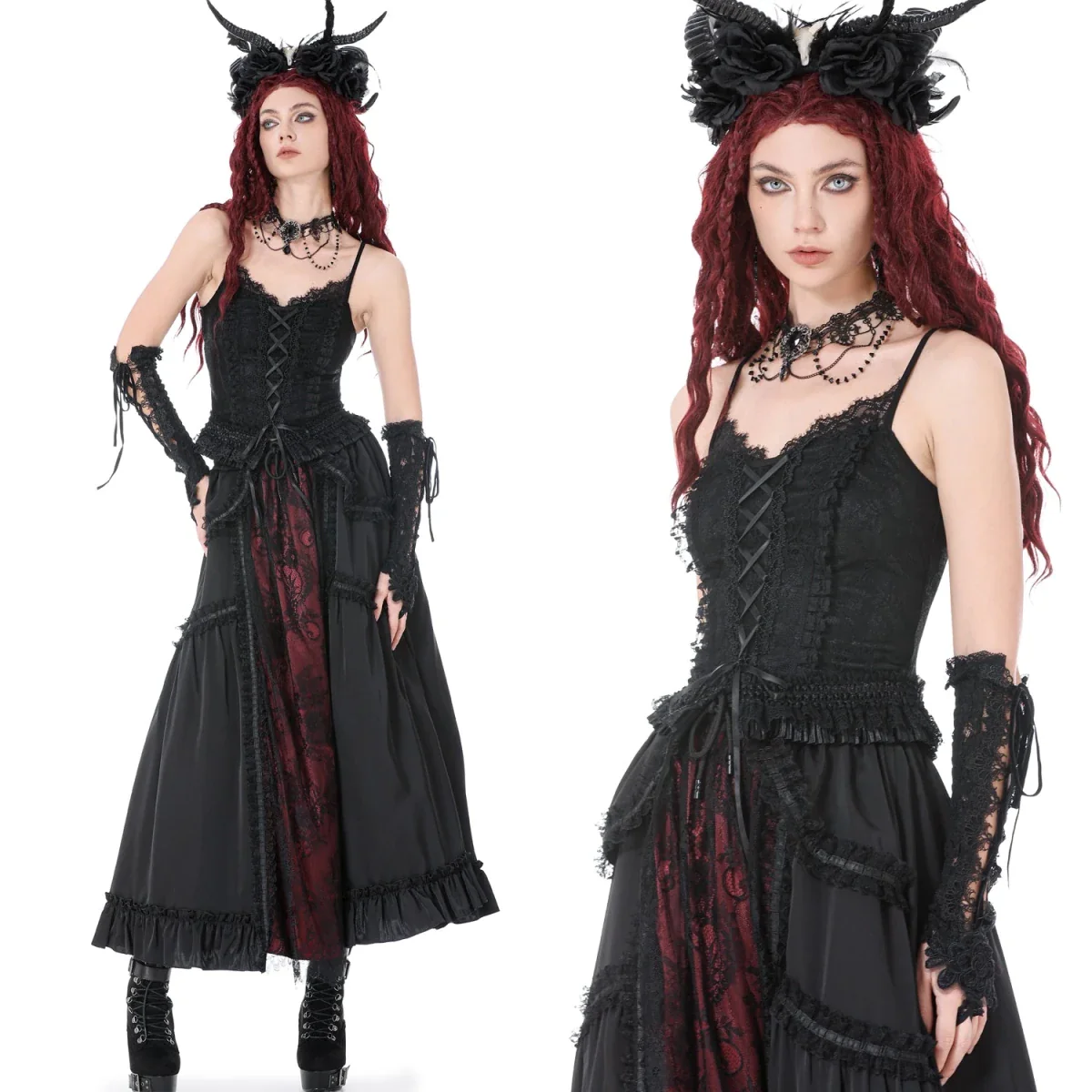 Top de Encaje con Lazada Frontal y Tirantes - Image 7