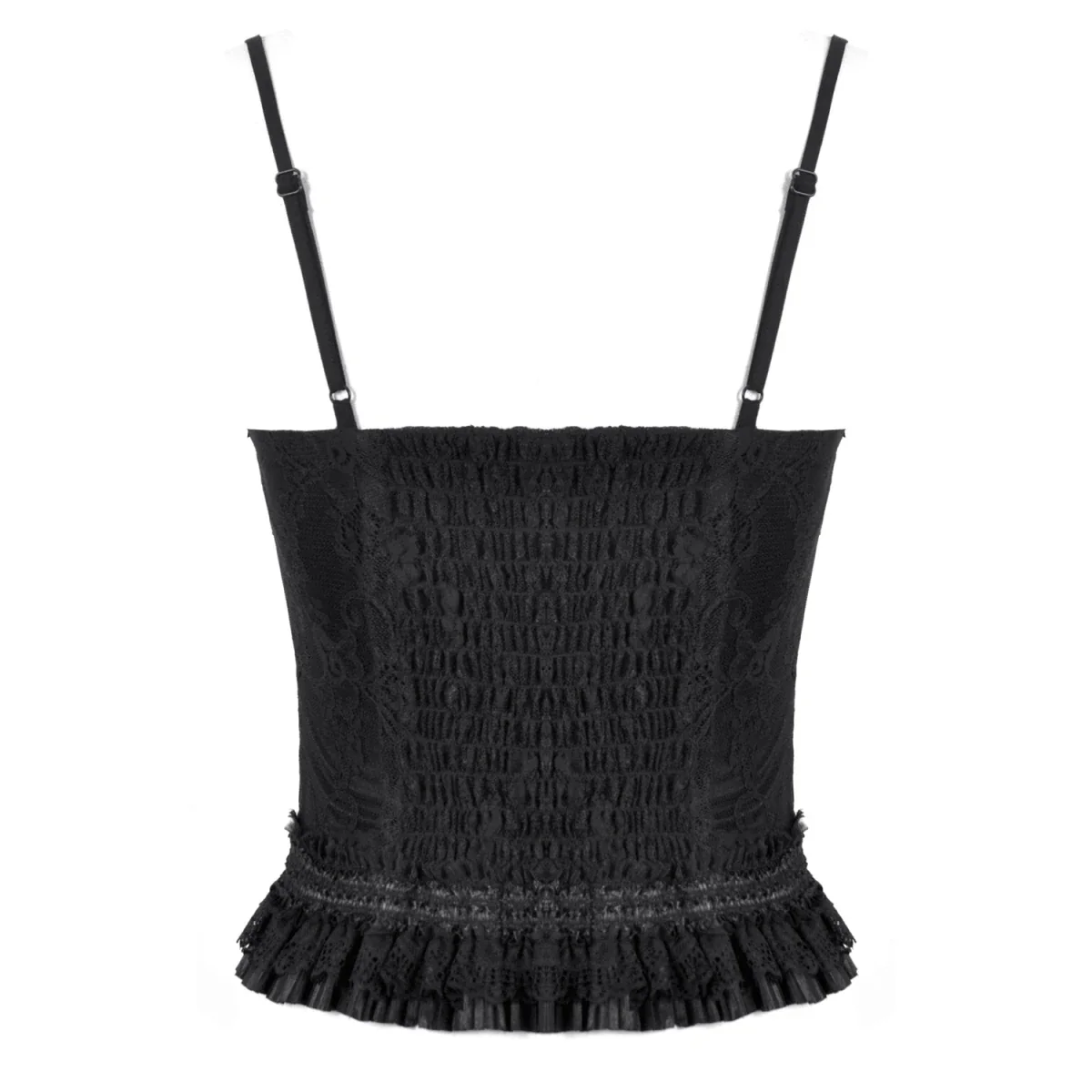 Top de Encaje con Lazada Frontal y Tirantes - Image 9