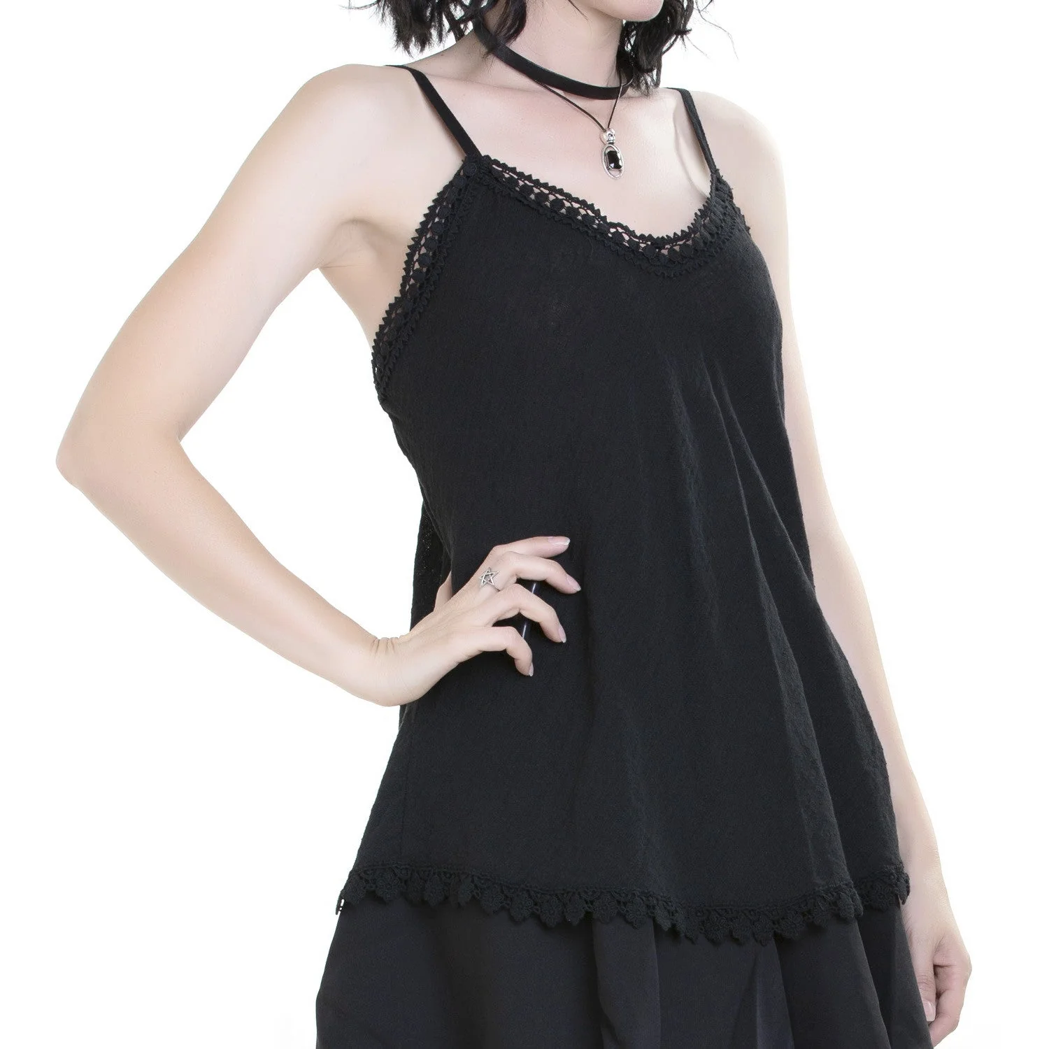 Top de Lino con Tirantes - Image 2