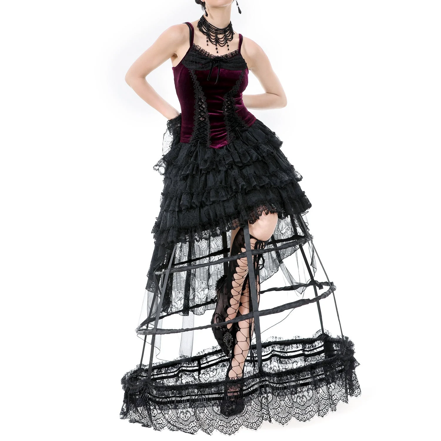 Top terciopelo Gótico Romántico "velora" - Image 12
