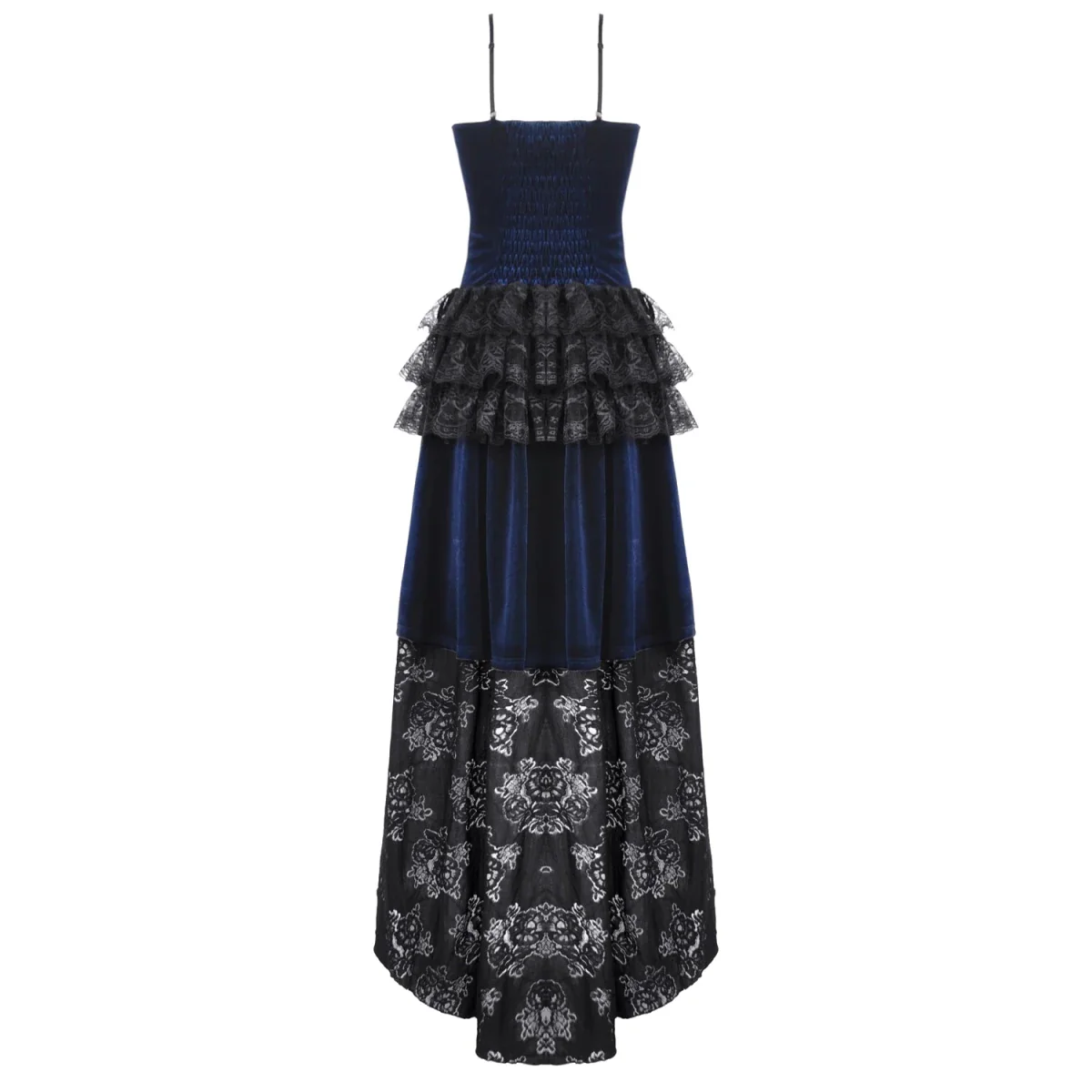 Vestido Asimétrico de Encaje con Escote Corazón - Image 9