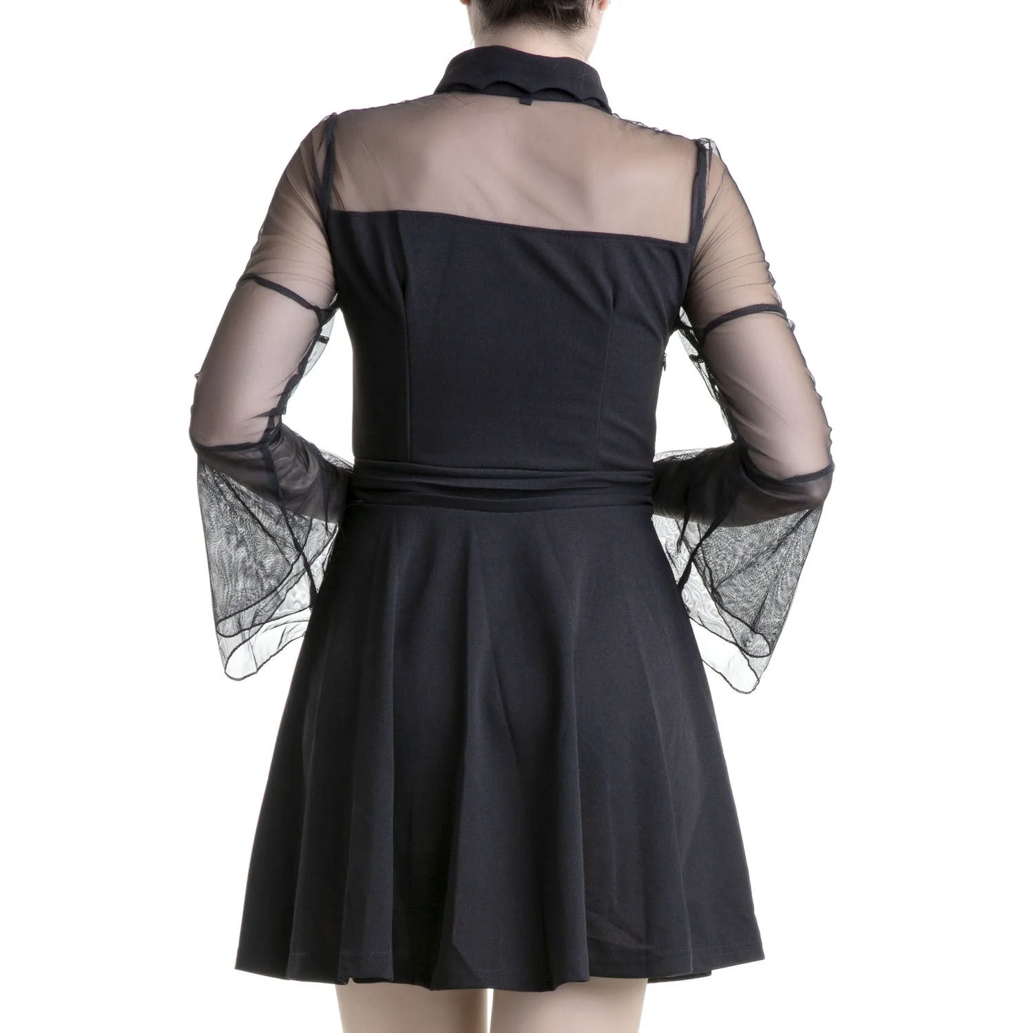 Vestido con Mangas de Tul - Image 3