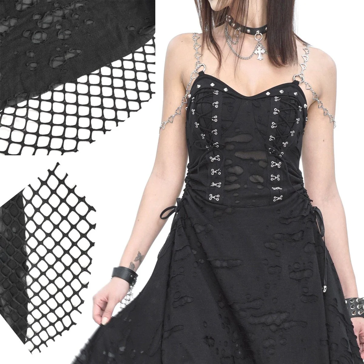 Vestido con Rejilla - Image 5