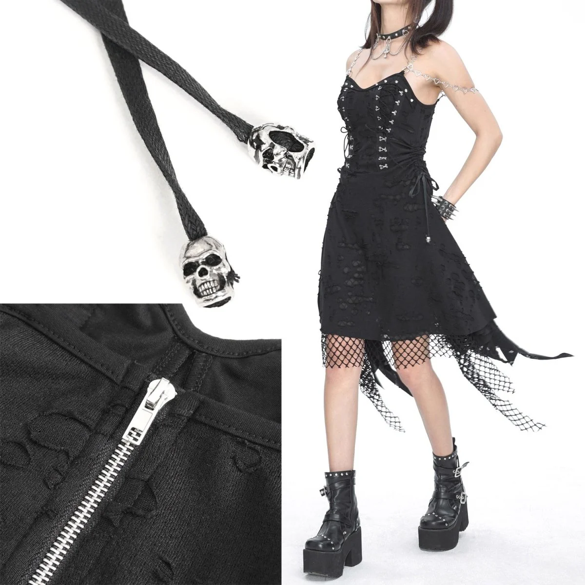 Vestido con Rejilla - Image 6