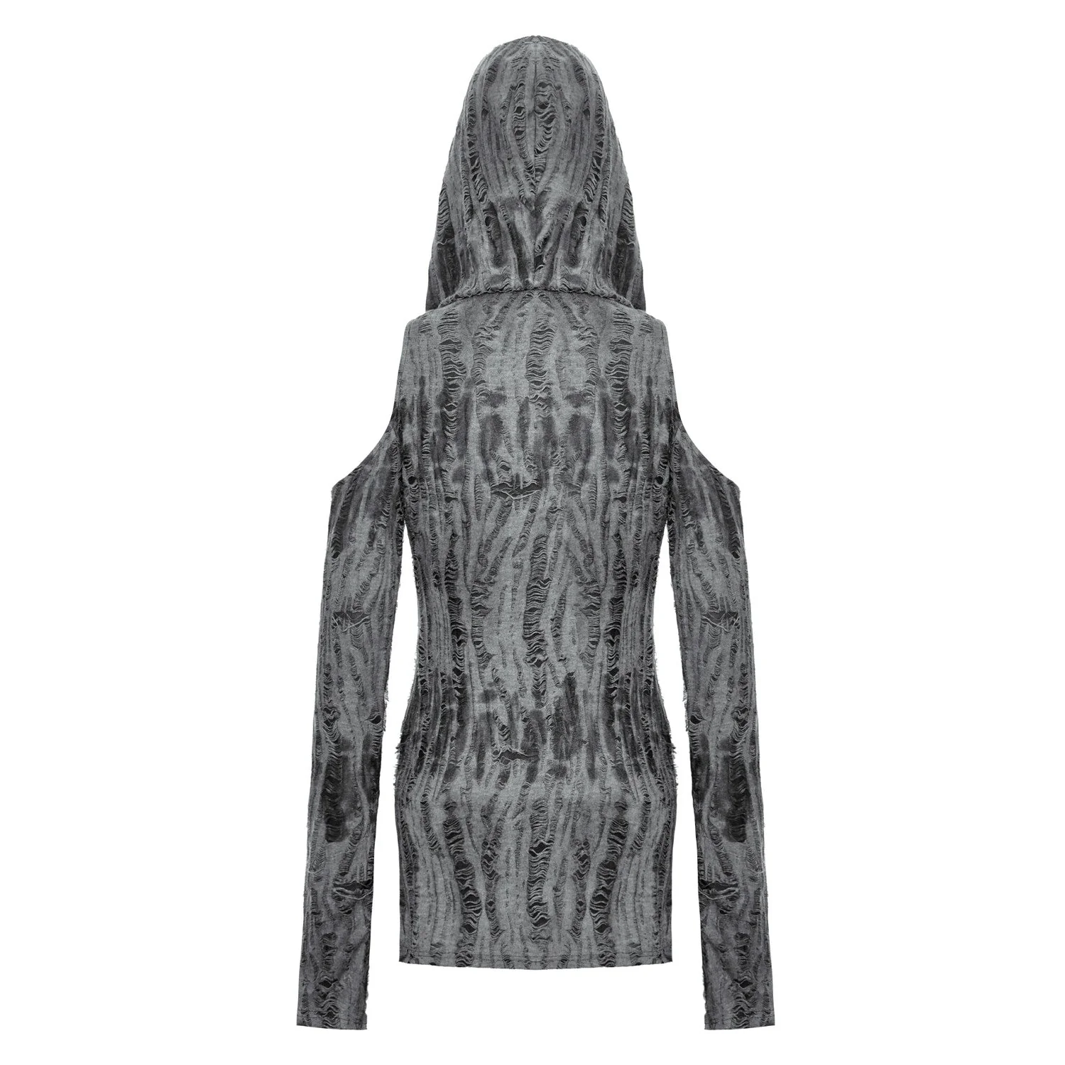 Vestido Corto con Capucha - Image 4
