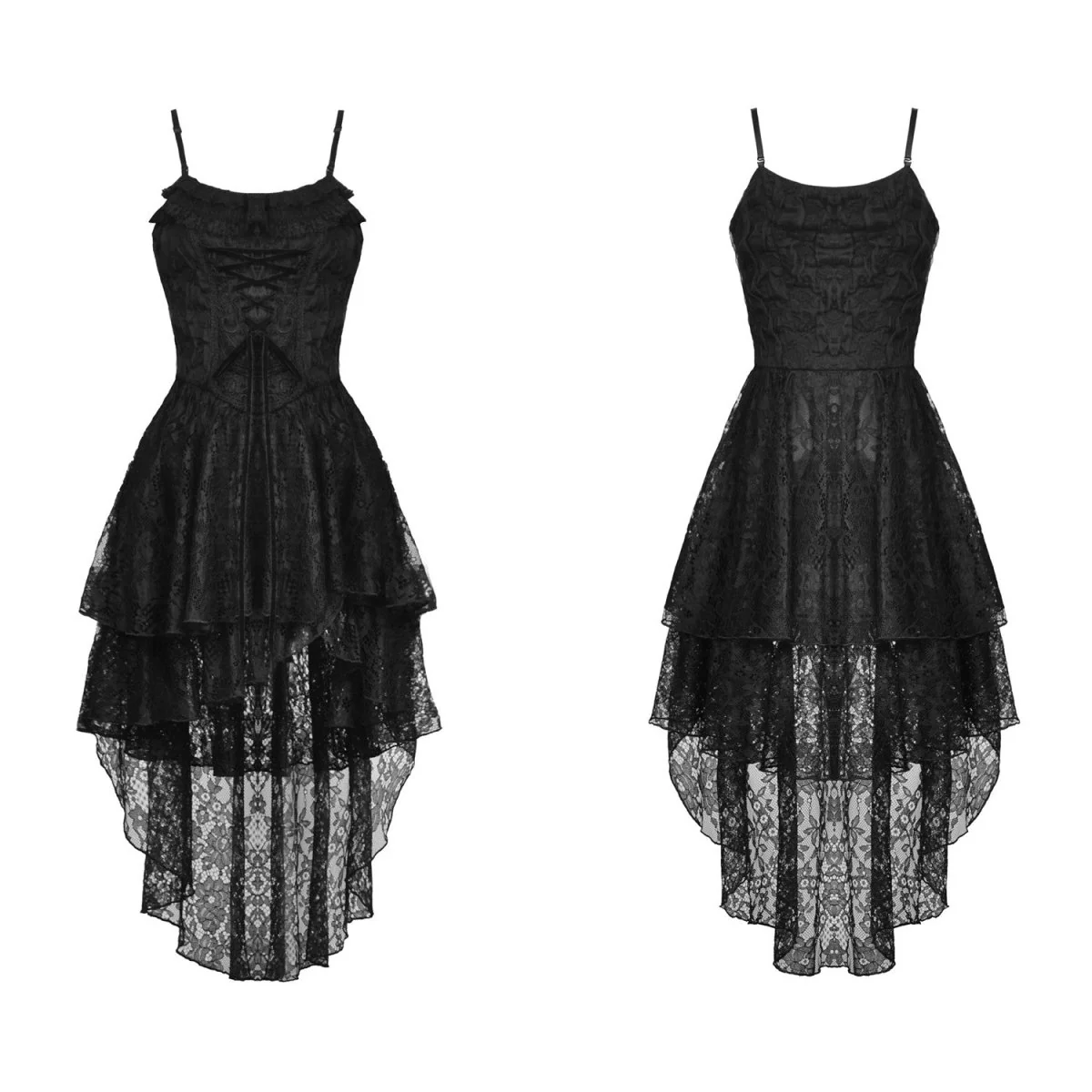 Vestido Corto con Encaje - Image 3