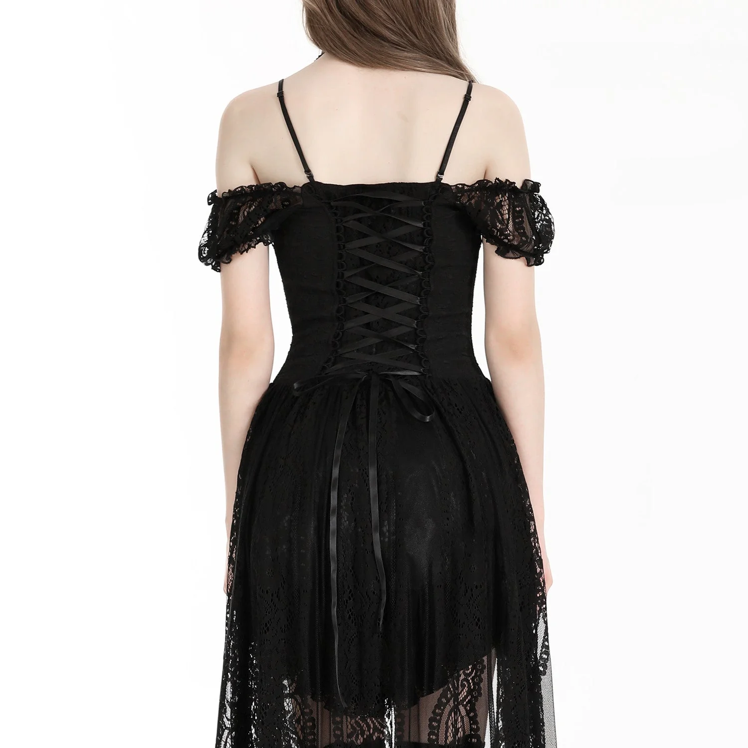Vestido de Encaje Asimétrico - Image 3