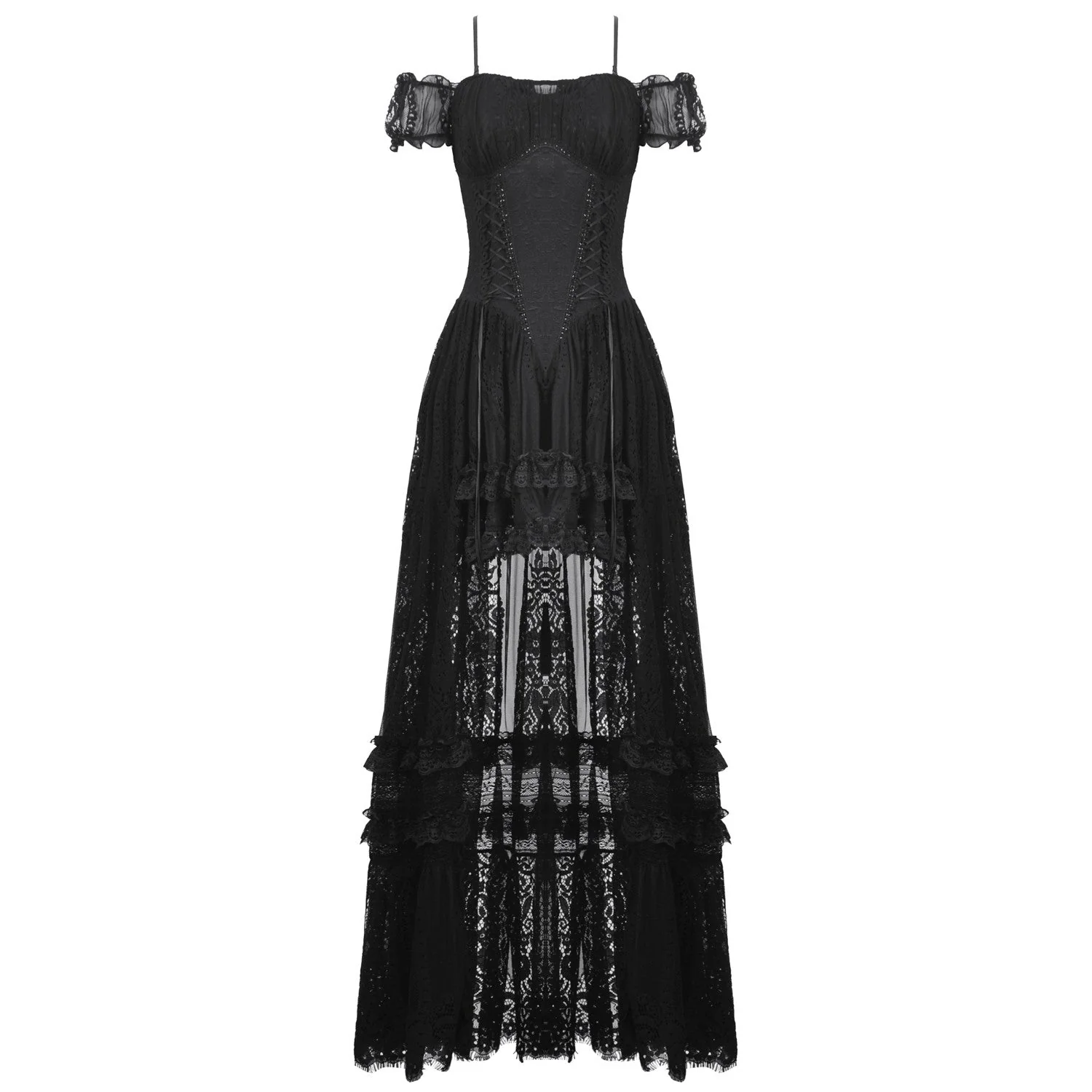 Vestido de Encaje Asimétrico - Image 5