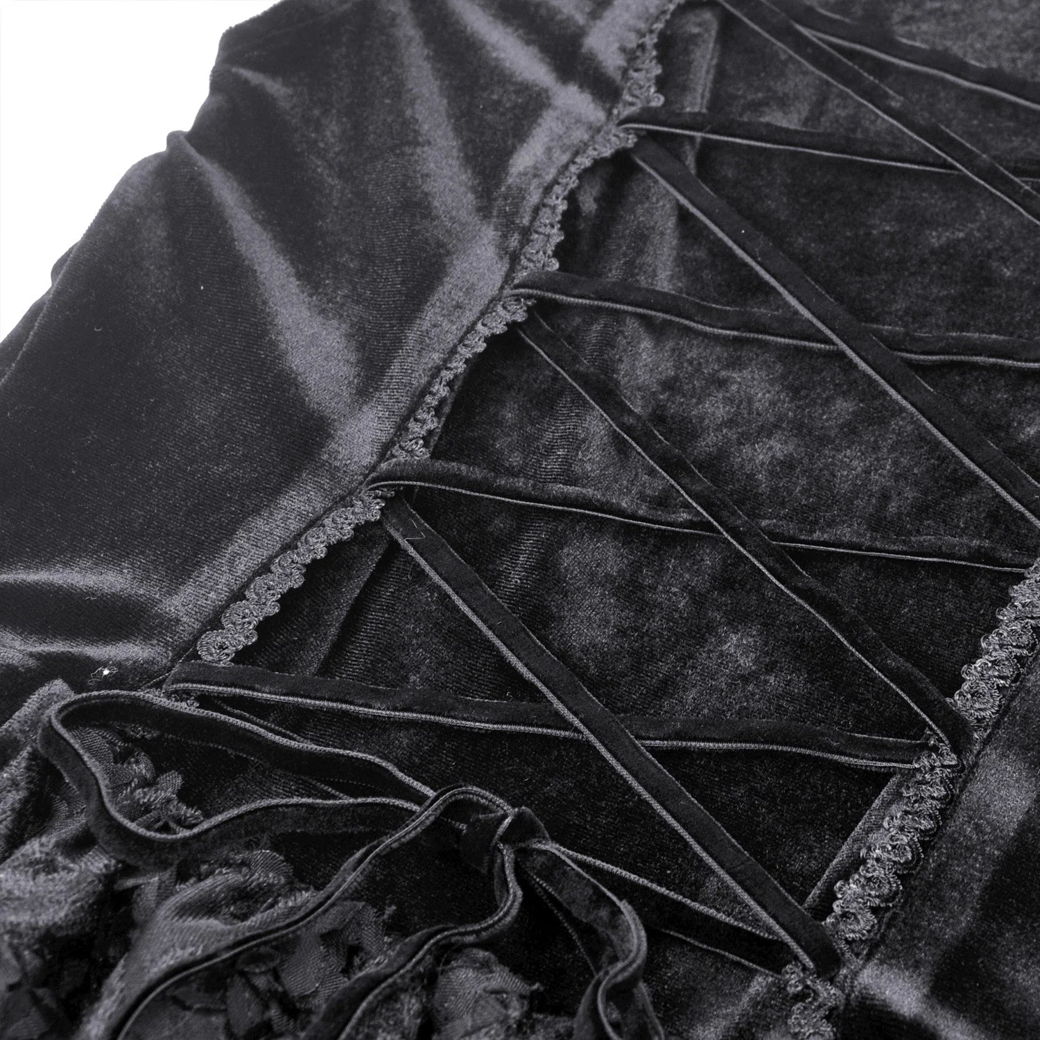 Vestido de Terciopelo y Encaje - Image 9