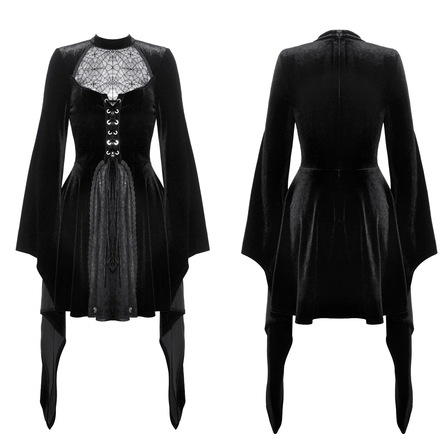 Vestido Corto de Terciopelo - Image 3