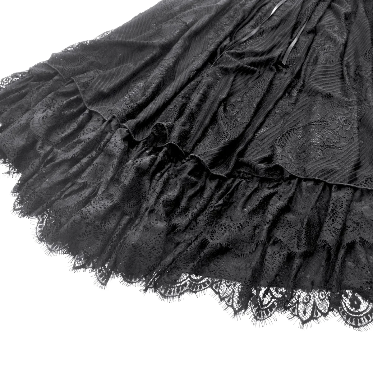 Vestido Gótico Encaje | Hombros Caídos - Image 16