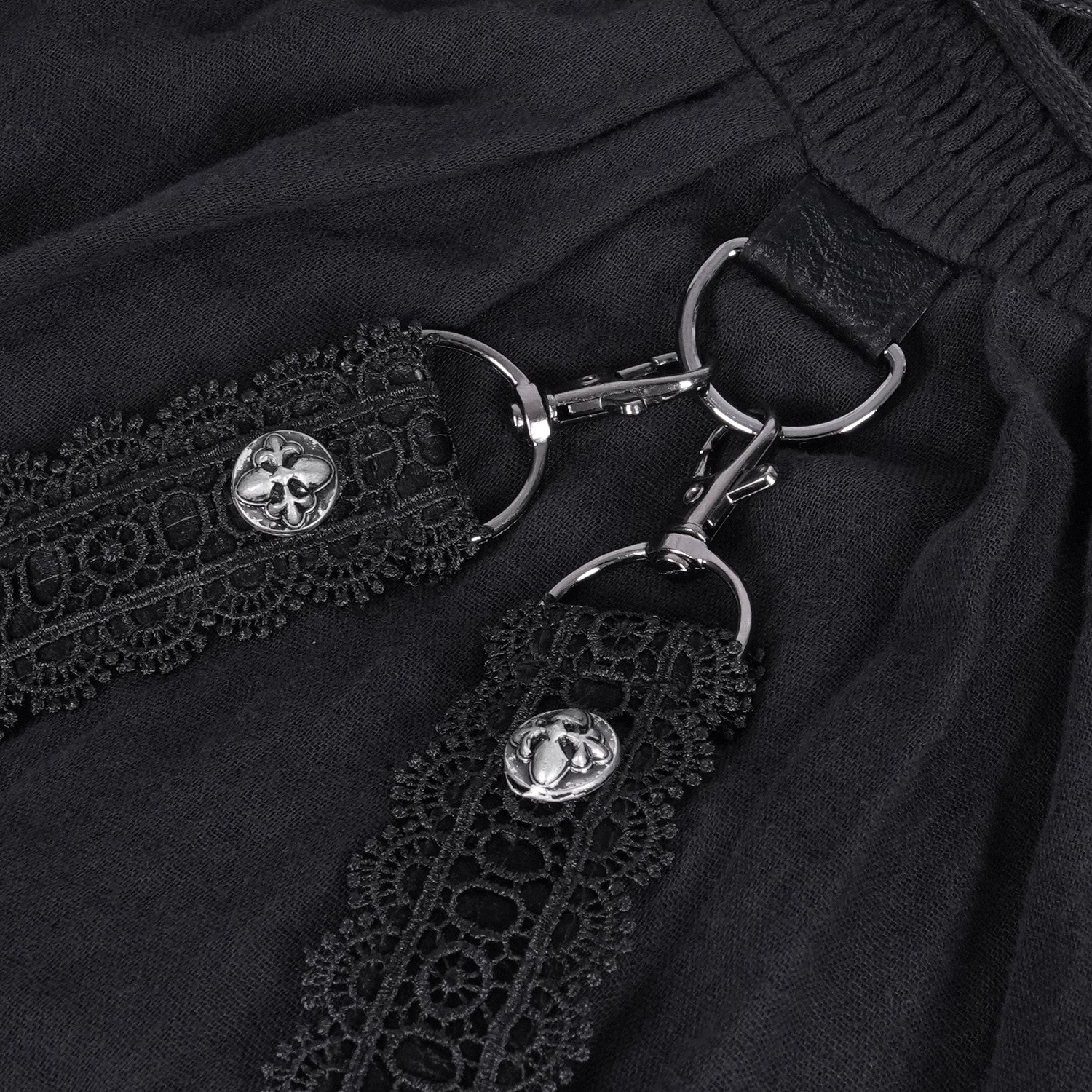 Vestido Largo de Algodón Con Encaje"Coven" - Image 10