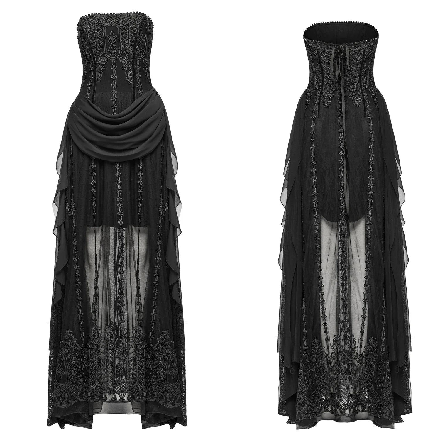 Vestido Largo Gótico-Romántico"Elvira" - Image 5