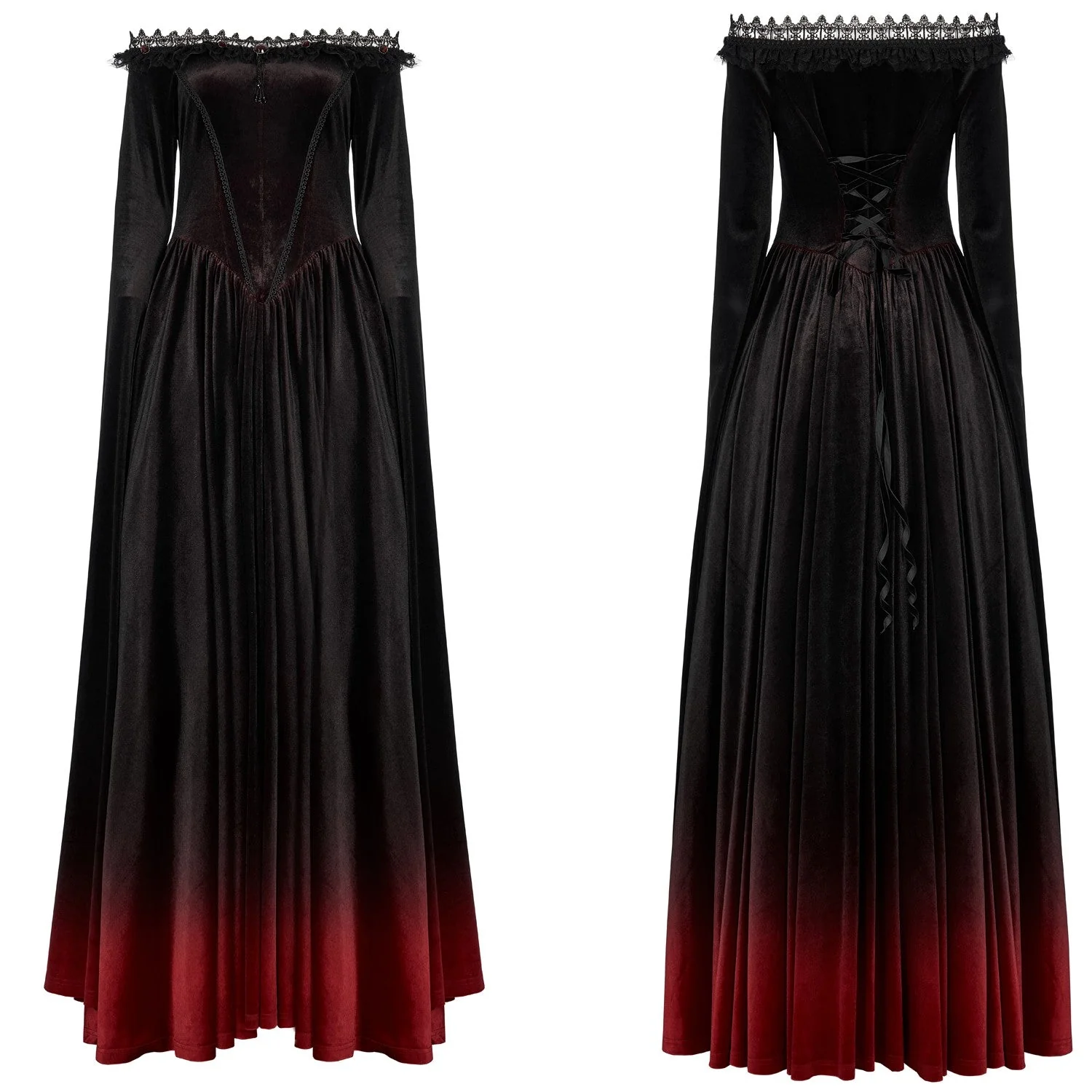 Vestido Rojo y Negro - Image 3