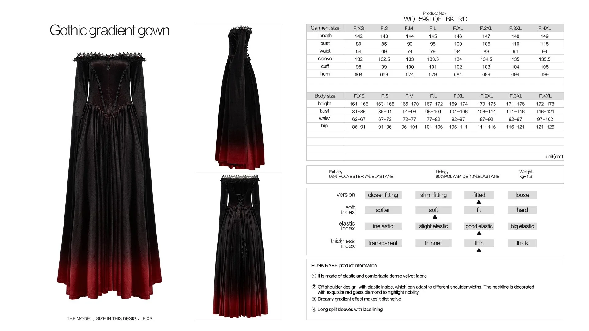 Vestido Rojo y Negro - Image 6