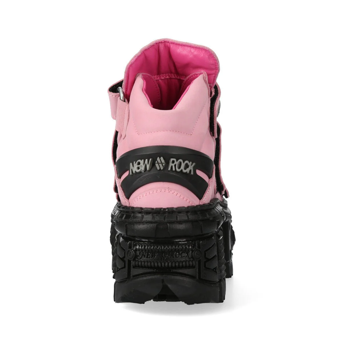 Botín Rosa Plataforma Velcro New Rock - Image 6
