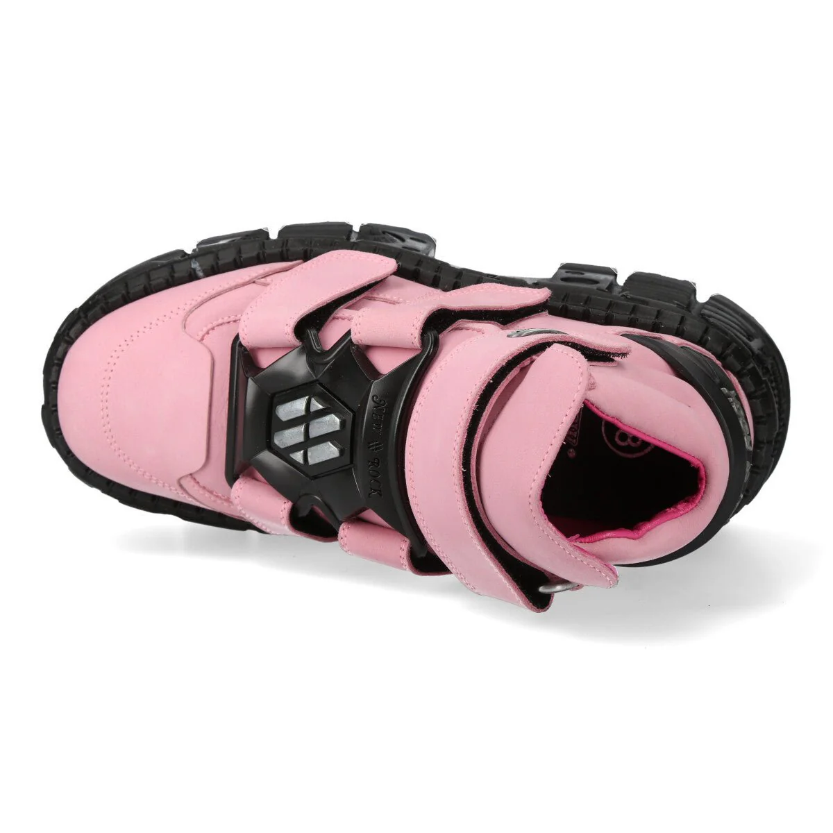 Botín Rosa Plataforma Velcro New Rock - Image 8